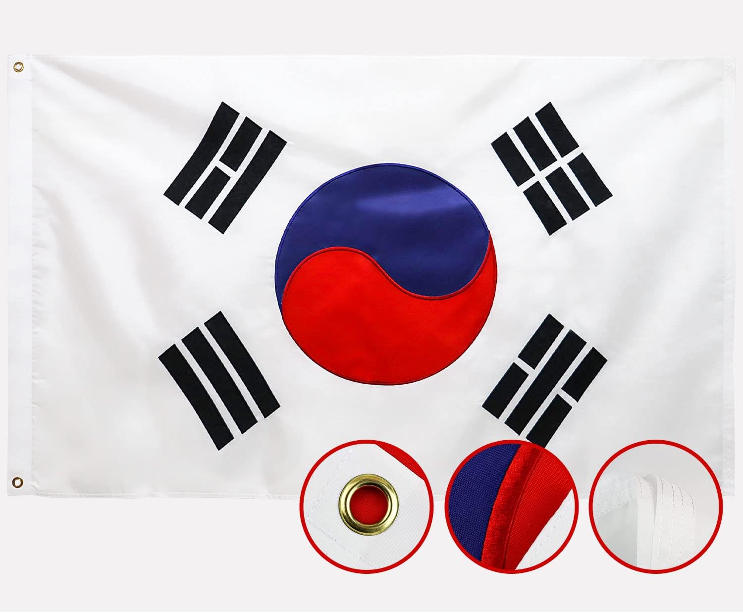 汕尾韩国国旗 3x5ft
